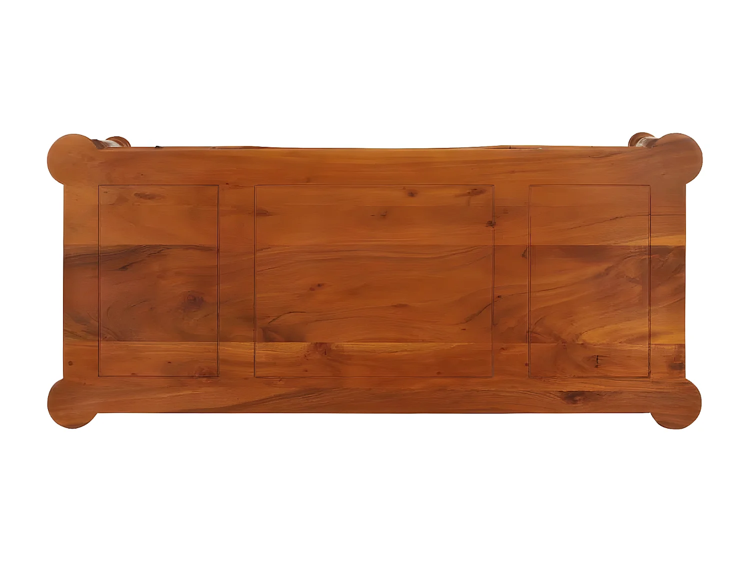 Bureau avec tiroirs 110x50x76 cm bois d'acacia solide