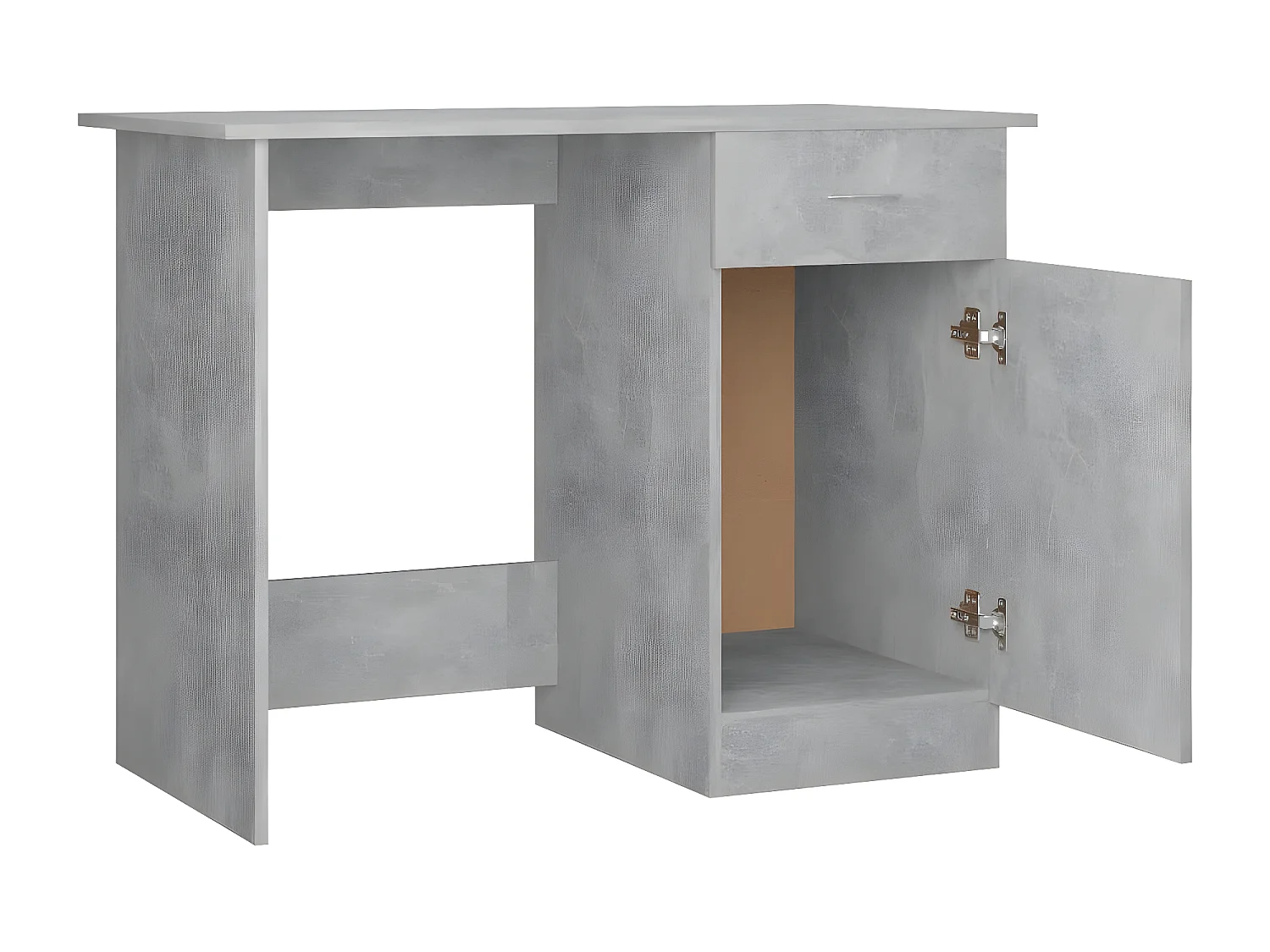 Bureau Gris béton 100 x 50 x 76 cm Aggloméré