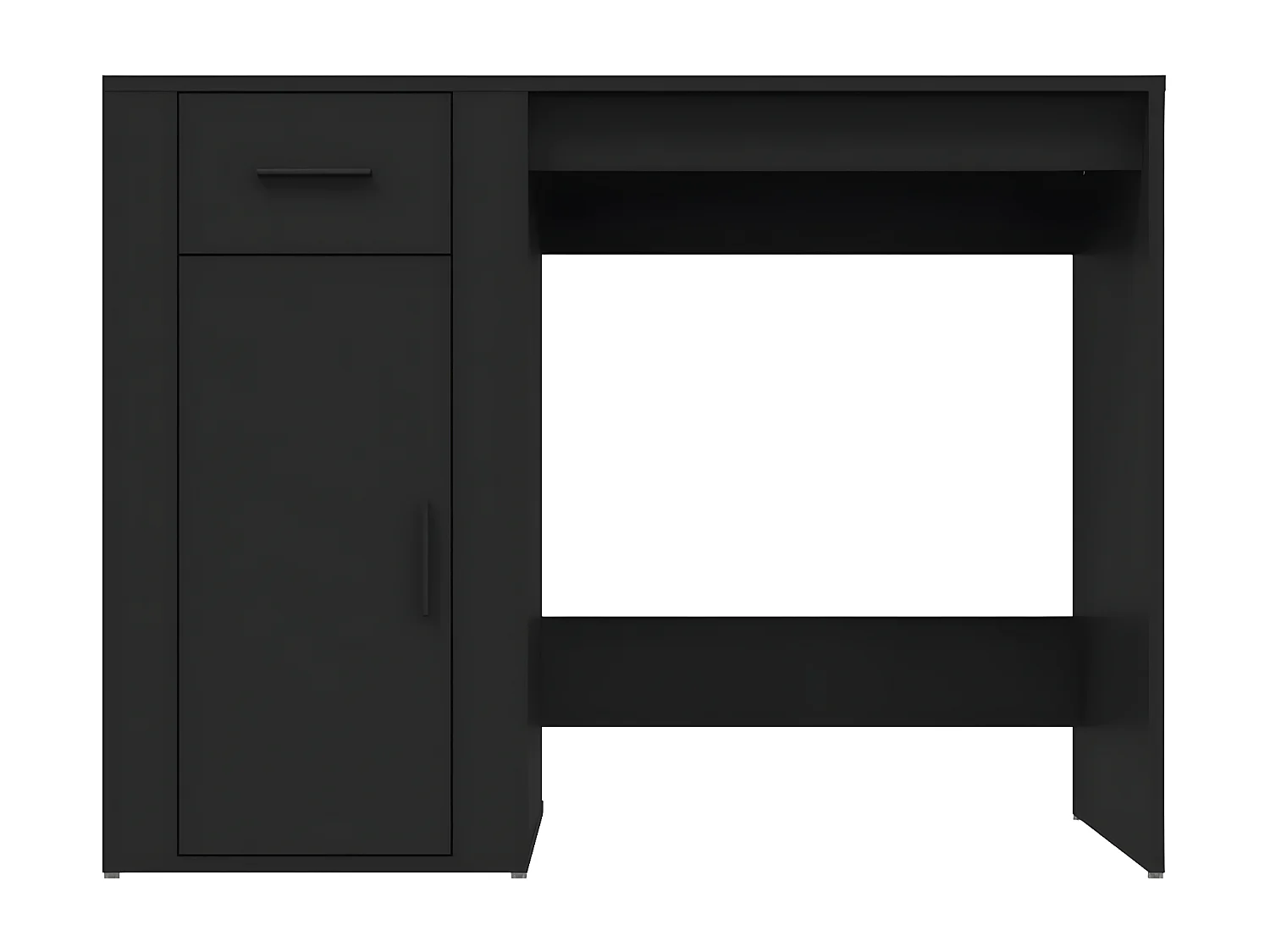 Bureau Noir 100x49x75 cm Bois d'ingénierie