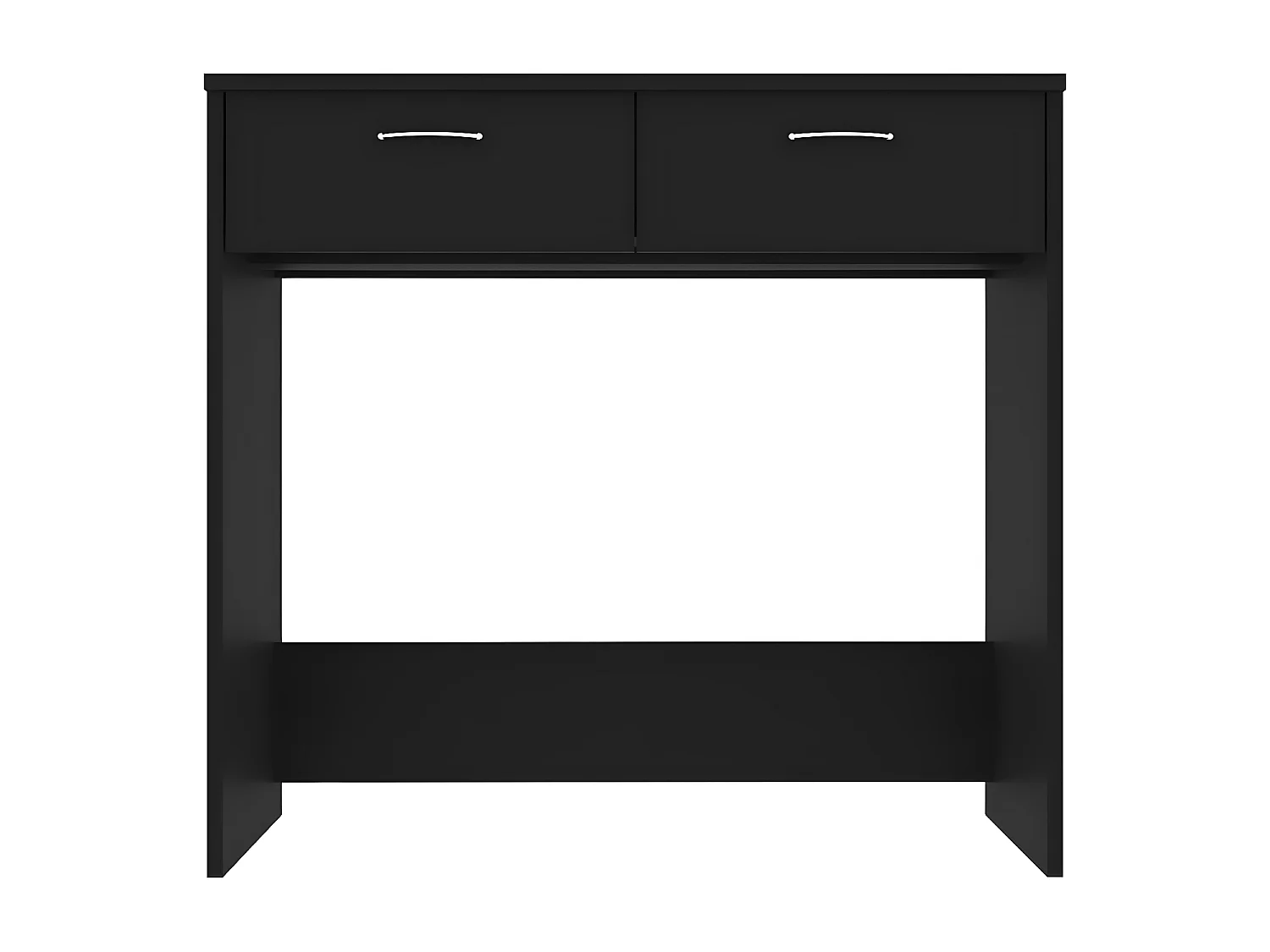 Bureau Noir 80x40x75 cm Aggloméré