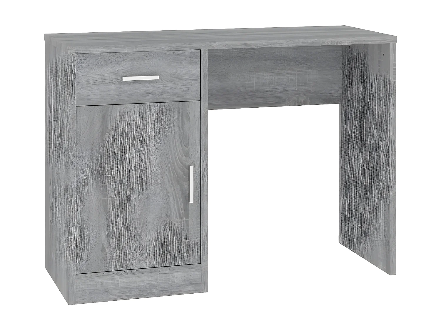 Bureau avec tiroir et armoire Sonoma gris 100x40x73 cm