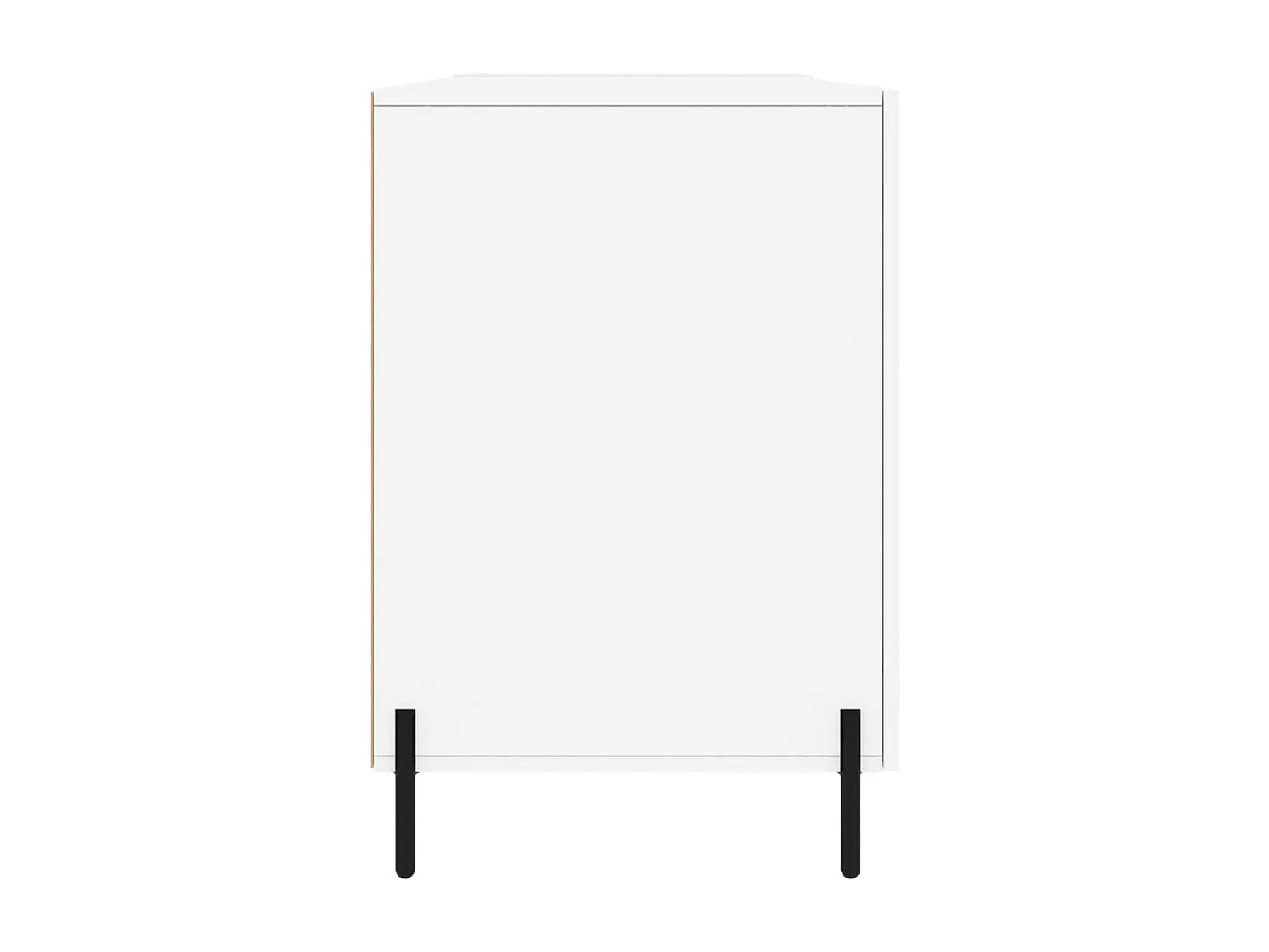 Secretária 140x50x75 cm derivados de madeira branco brilhante