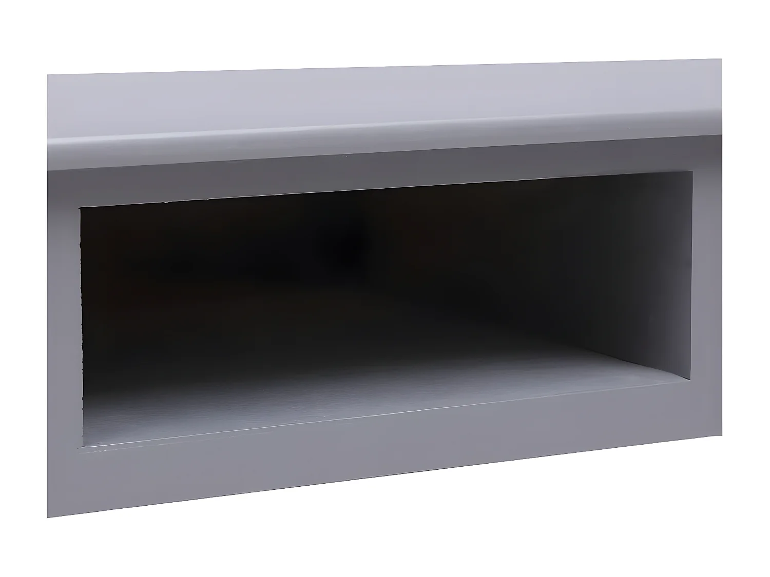 Bureau Gris 108x45x76 cm Bois de Paulownia massif