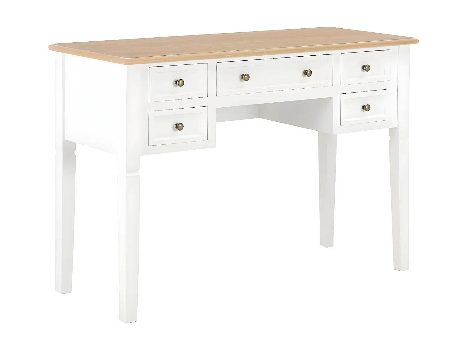 Bureau Blanc 109,5 x 45 x 77,5 cm Bois