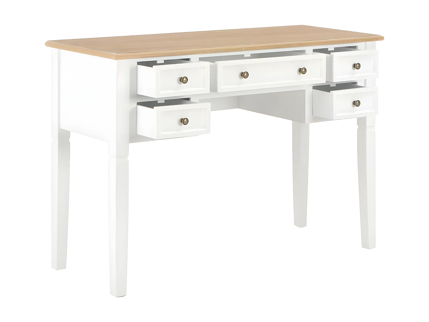 Bureau Blanc 109,5 x 45 x 77,5 cm Bois