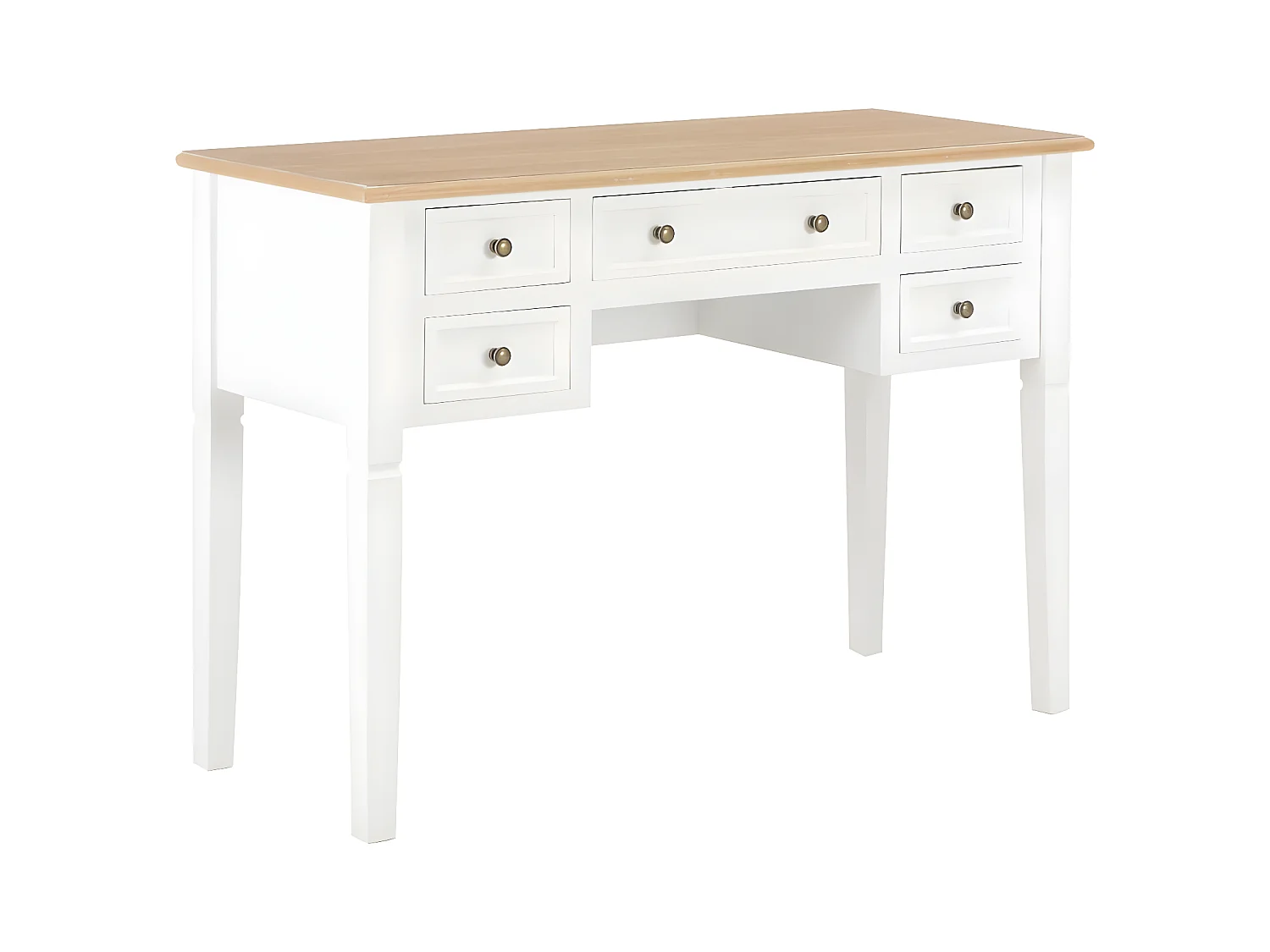 Bureau Blanc 109,5 x 45 x 77,5 cm Bois