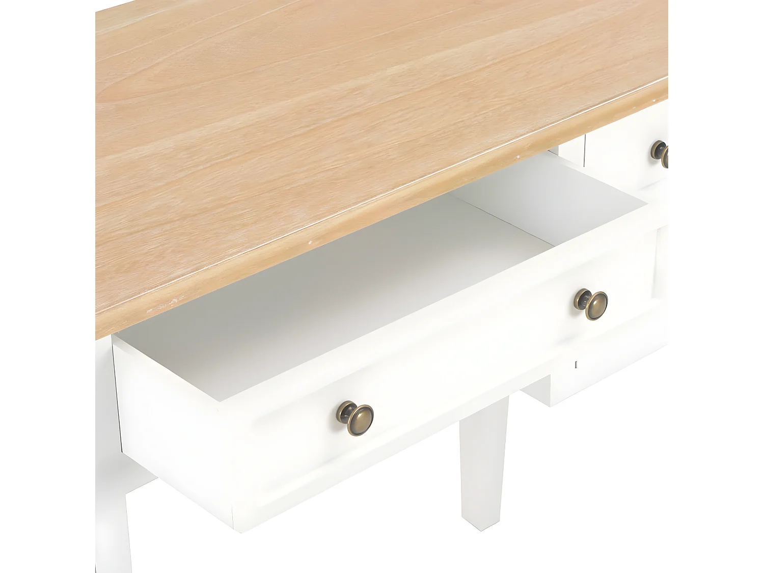 Bureau Blanc 109,5 x 45 x 77,5 cm Bois