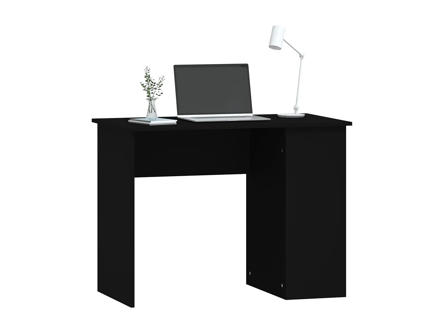 Bureau Noir 100x55x75 cm Bois d'ingénierie
