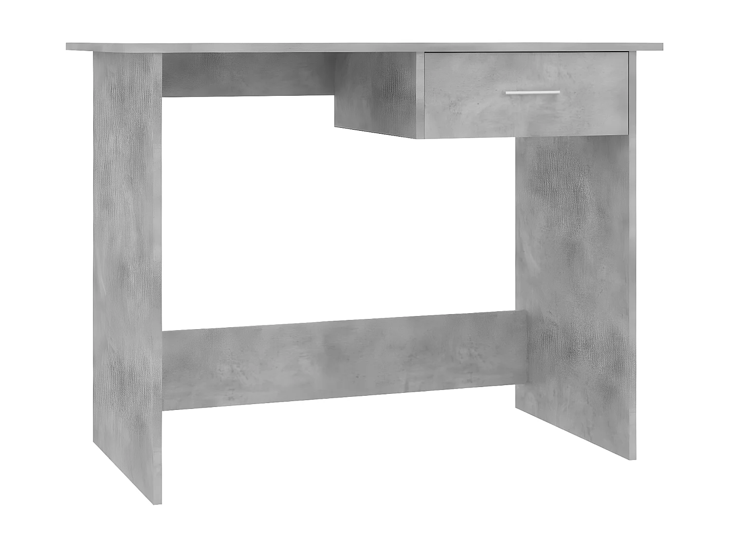 Bureau Gris béton 100 x 50 x 76 cm Aggloméré