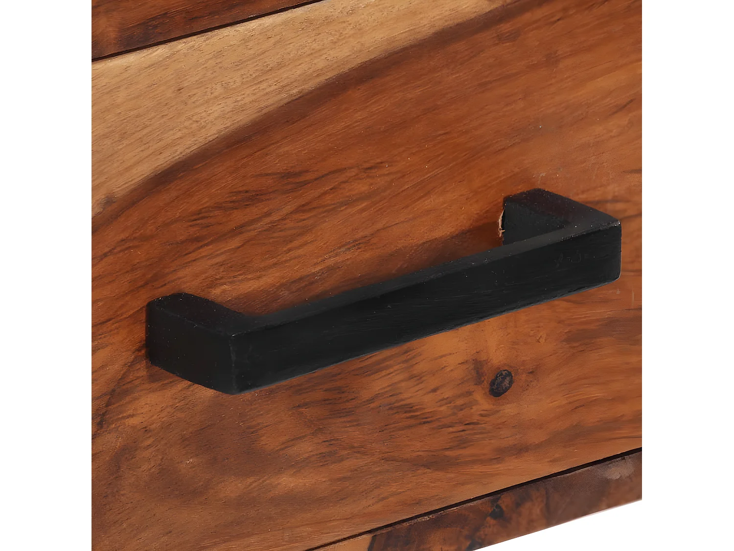 Escritorio con 2 cajones madera maciza de sheesham 110x50x77 cm