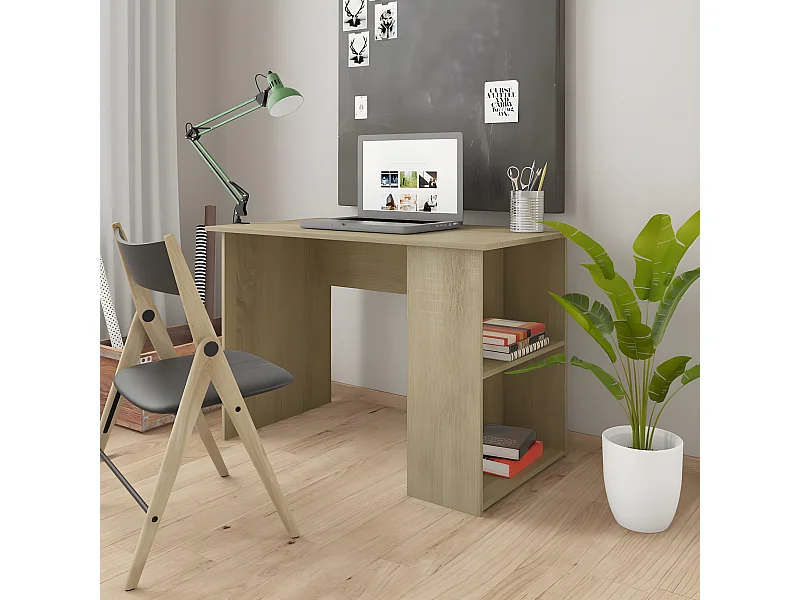 Bureau Chêne sonoma 110x60x73 cm Aggloméré