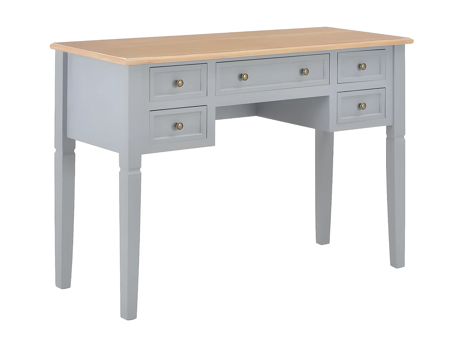 Bureau Gris 109,5 x 45 x 77,5 cm Bois