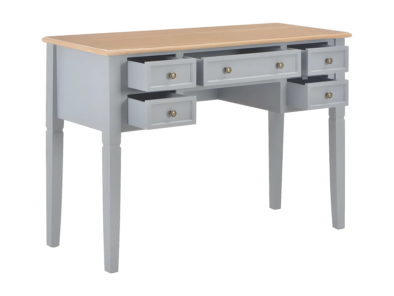 Bureau Gris 109,5 x 45 x 77,5 cm Bois