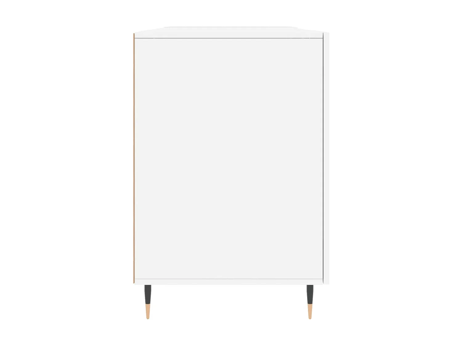 Bureau blanc 140x50x75 cm bois d'ingénierie