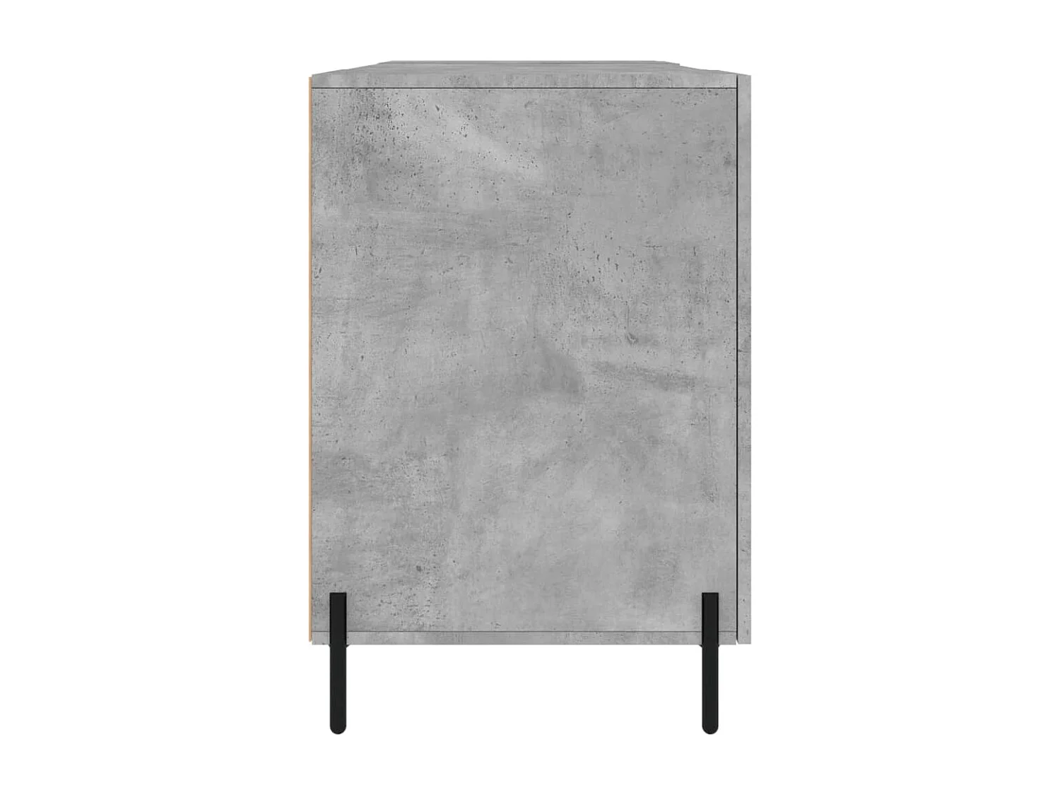 Escritorio madera de ingeniería gris hormigón 140x50x75 cm