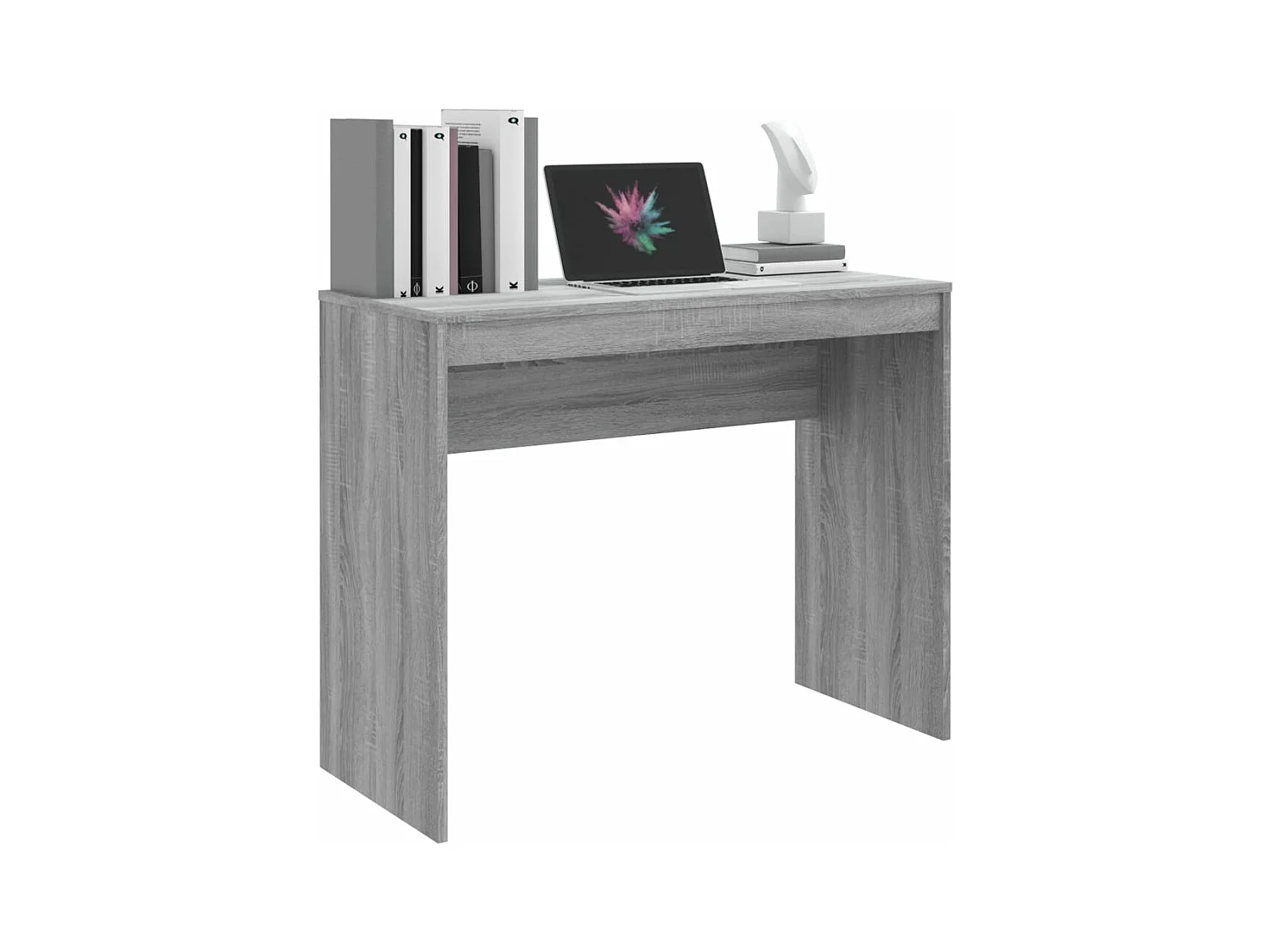 Bureau Sonoma gris 90x40x72 cm Bois d'ingénierie