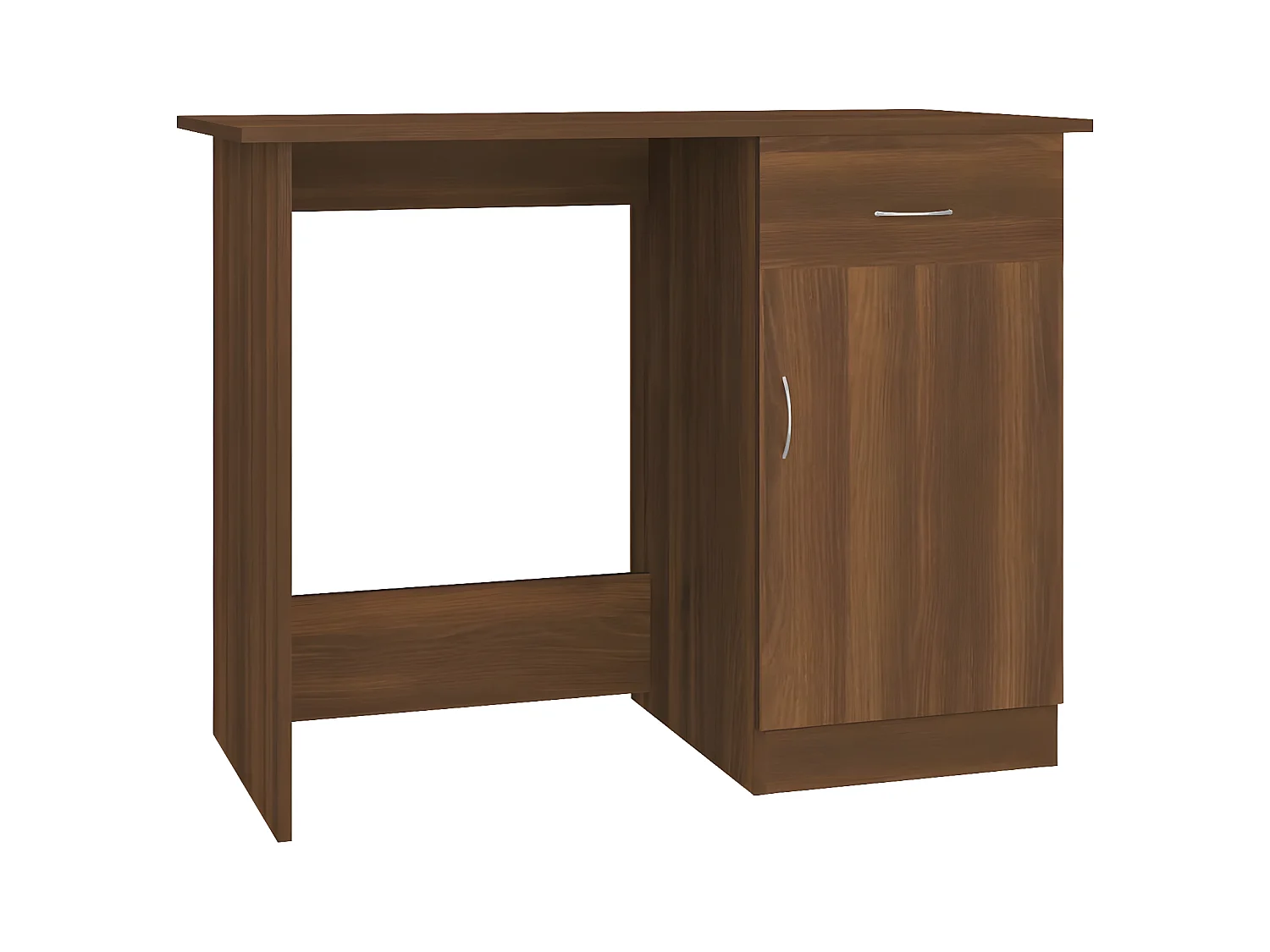 Bureau Chêne marron 100x50x76 cm Bois d'ingénierie