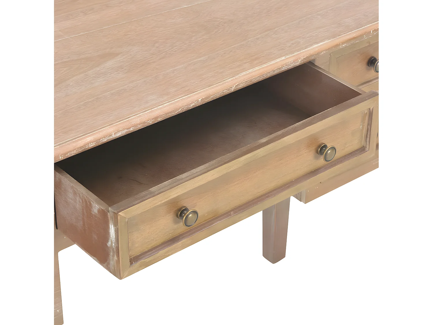 Schrijftafel 109,5x45x77,5 cm hout bruin