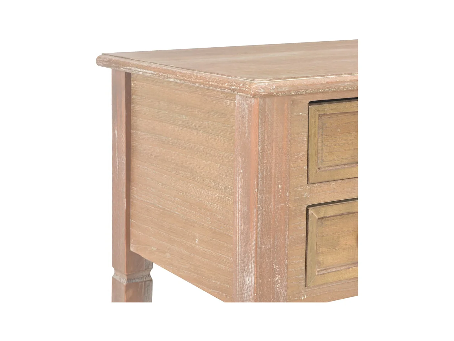 Escritorio de madera marrón 109,5x45x77,5 cm