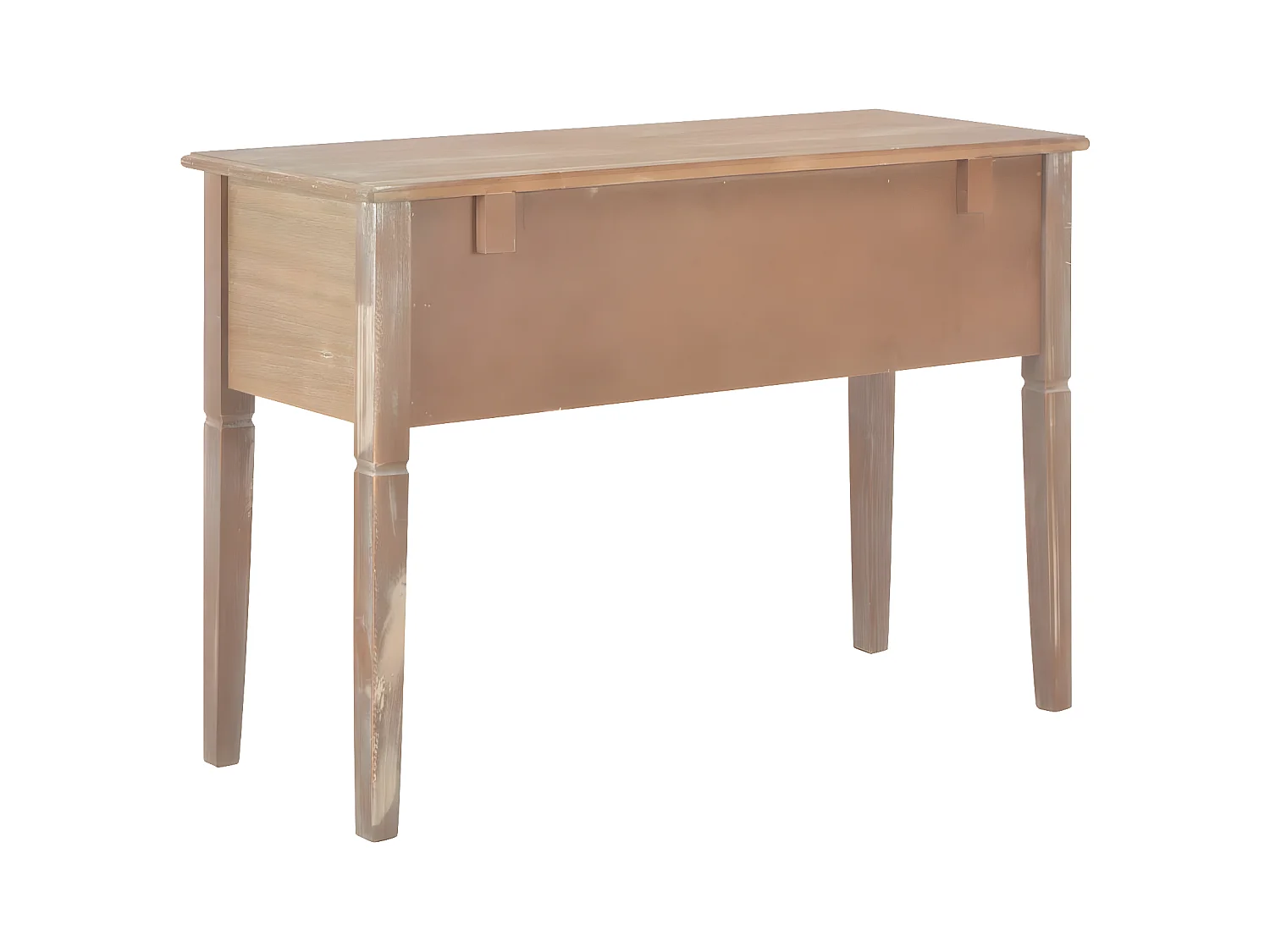 Escritorio de madera marrón 109,5x45x77,5 cm