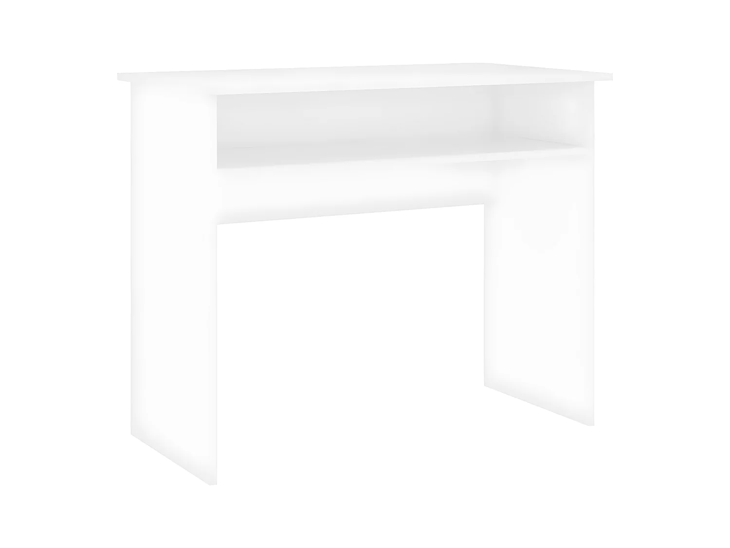 Bureau Blanc 90x50x74 cm Bois d'ingénierie