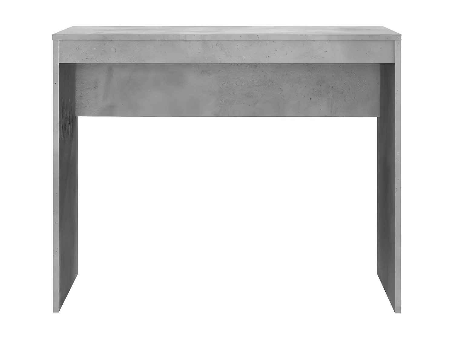 Bureau Gris béton 90x40x72 cm Bois d'ingénierie