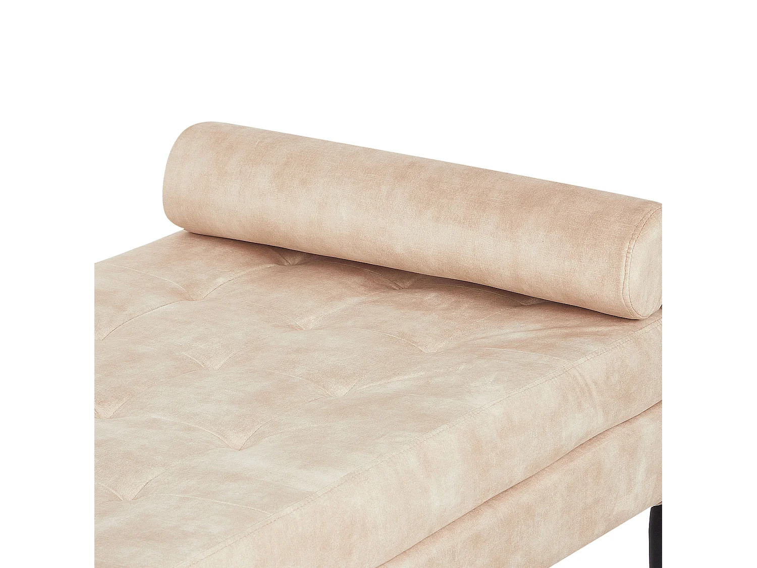 Chaise longue USSEL Veludo Creme