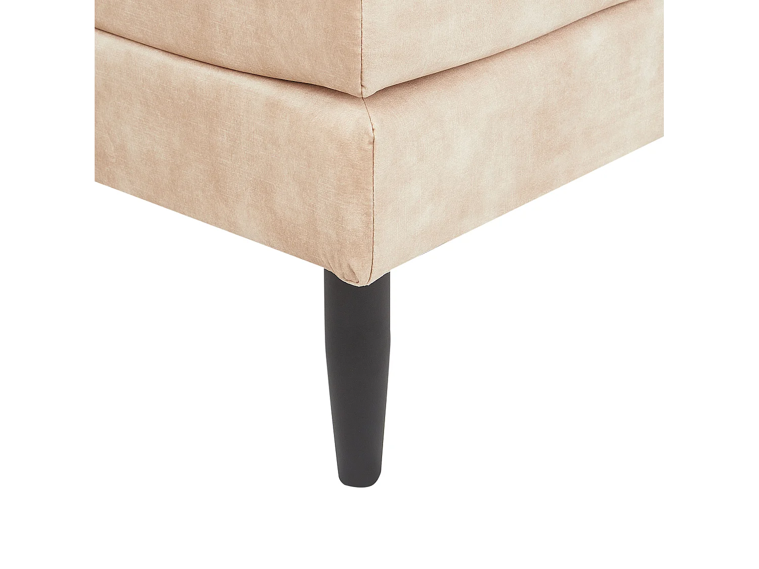 Chaise longue USSEL Veludo Creme