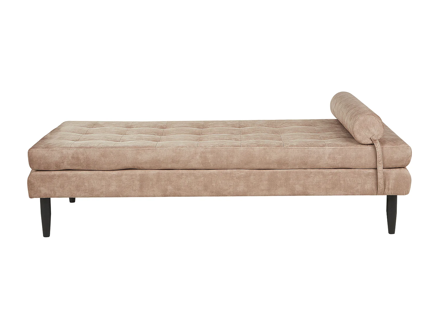 Chaise longue USSEL Terciopelo Gris pardo