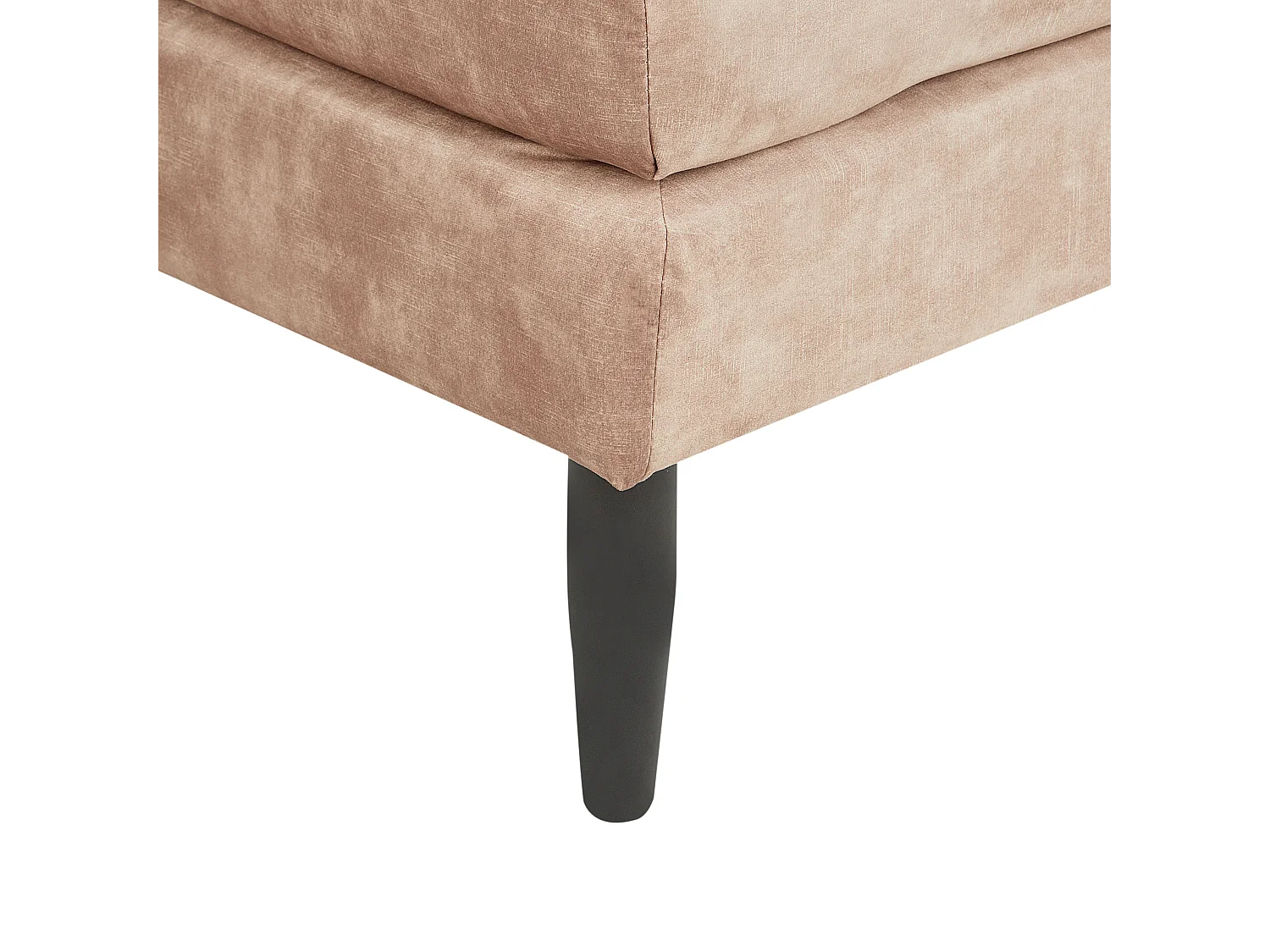 Chaise longue USSEL Velours Taupe