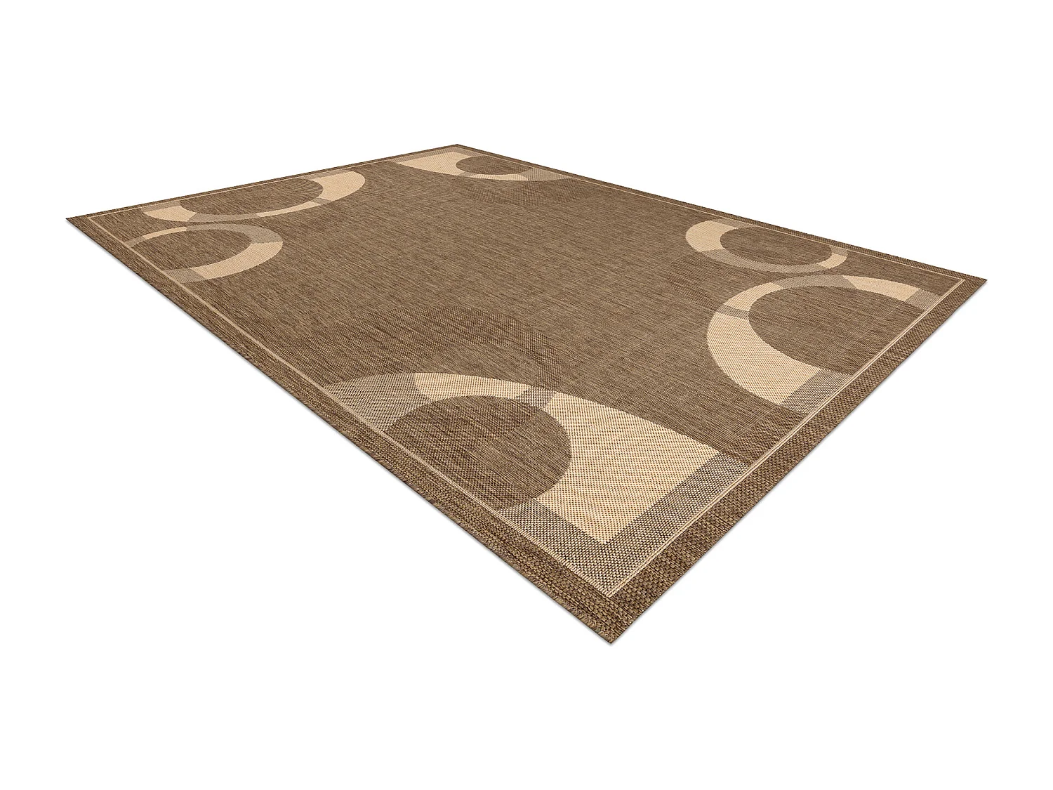 Sisal tapijt SISAL FLOORLUX 20078 koffie / meer 80x150 cm