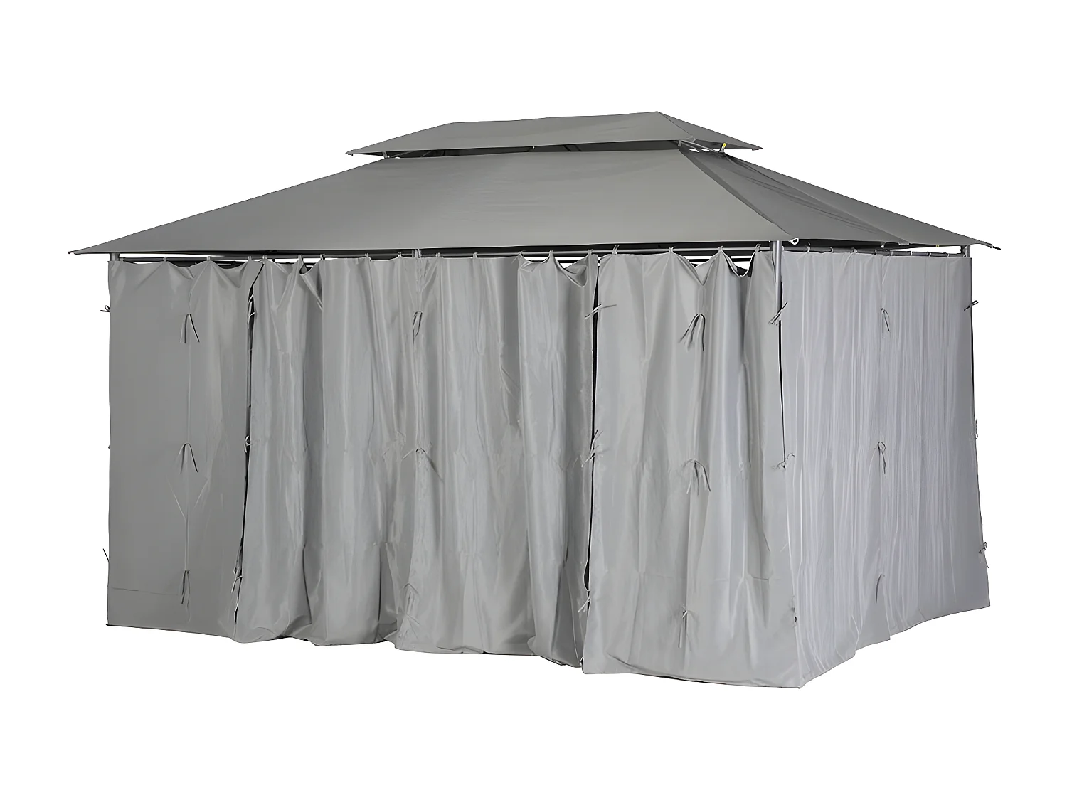 Tonnelle de jardin Thira 3 x 4 m Graphite/Ardoise - Hespéride