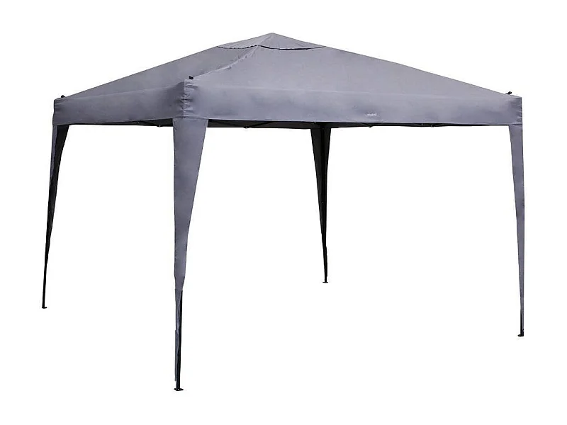 Tonnelle de jardin EasyUp 3 x 3 m Ardoise - Hespéride