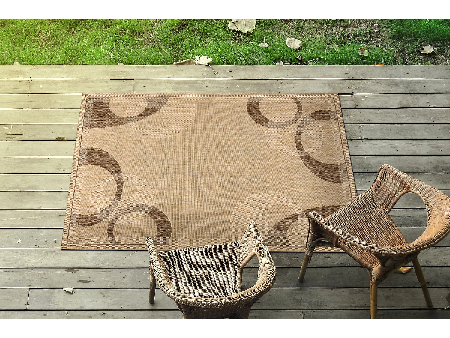Sisal tapijt SISAL FLOORLUX 20078 meer / koffie 80x150 cm