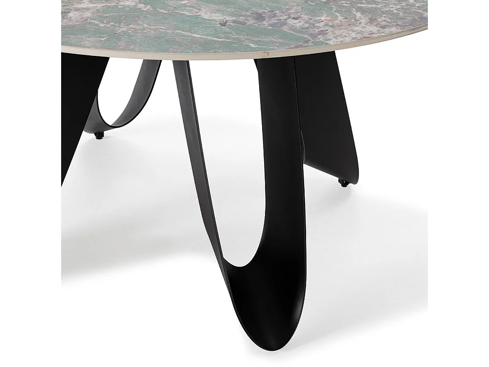 Eetkamertafel Aila - 135x135x76cm - Zwart