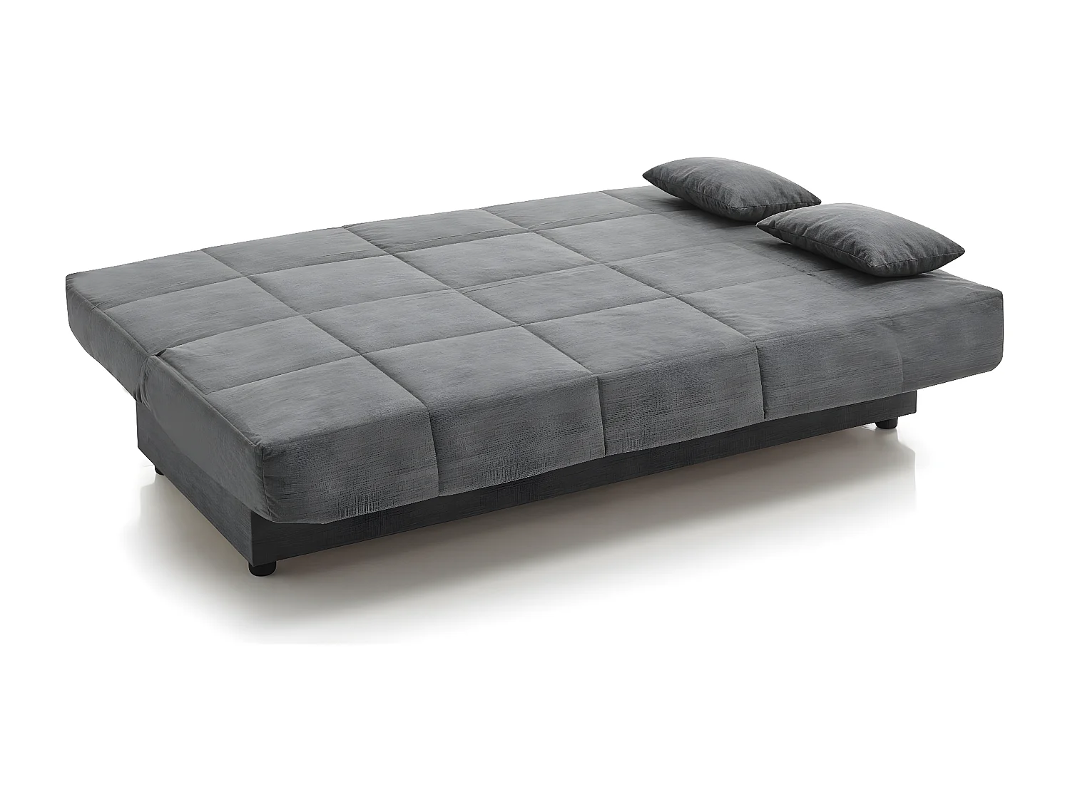 Sofa Cama Clic Clac Julieta 3 Plazas Marengo sofá: 184x75x31 cm. Cama: 190x132x40 cm. Incluye 2 Cojines
