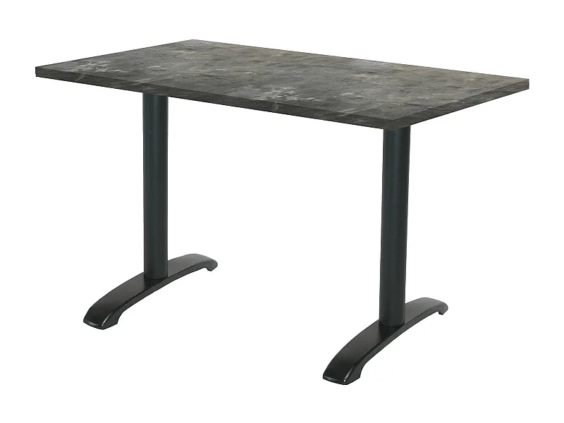 Table 120 x 70 cm - Bazila pierre métallisée
