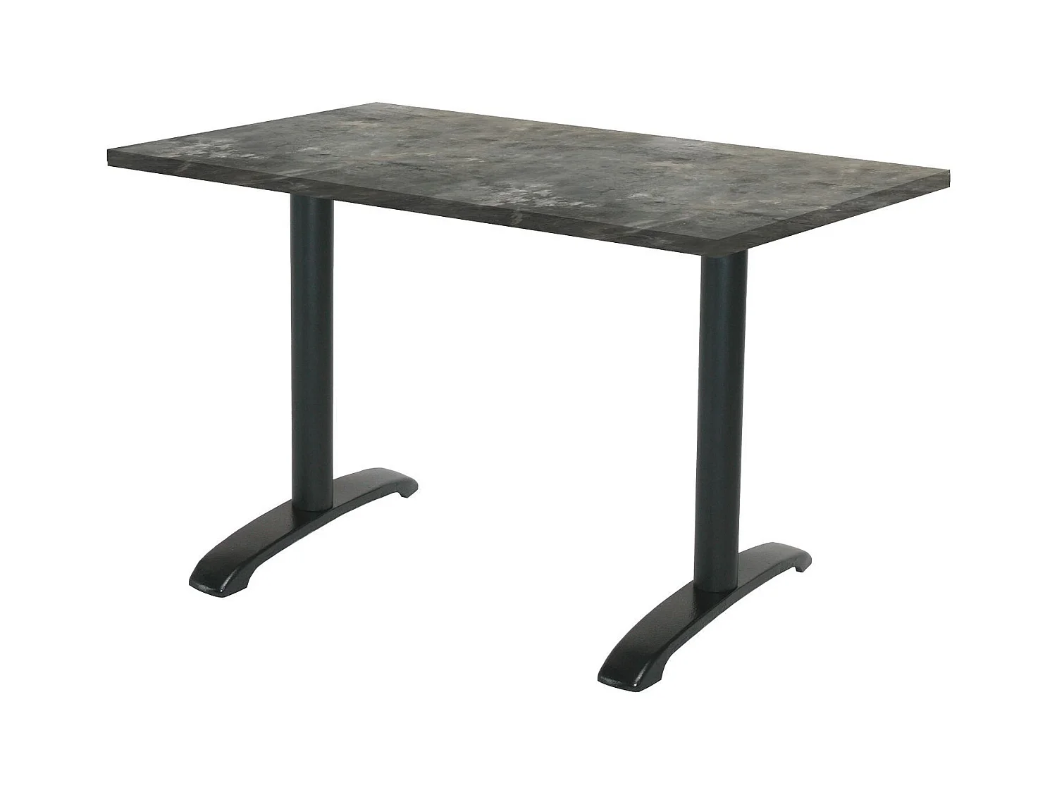 Table 120 x 70 cm - Bazila pierre métallisée