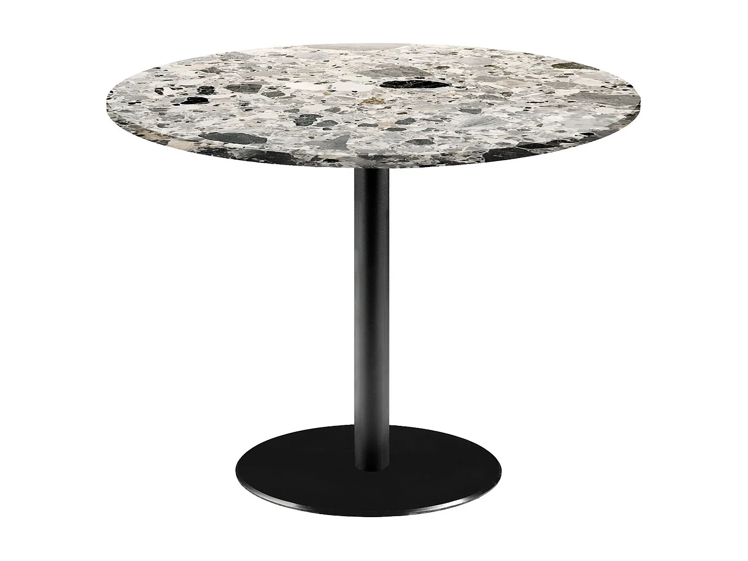 Table ronde Ø 120 cm - modèle Rome terrazzo cepp
