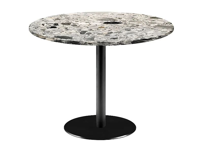 Table ronde Ø 120 cm - modèle Rome terrazzo cepp
