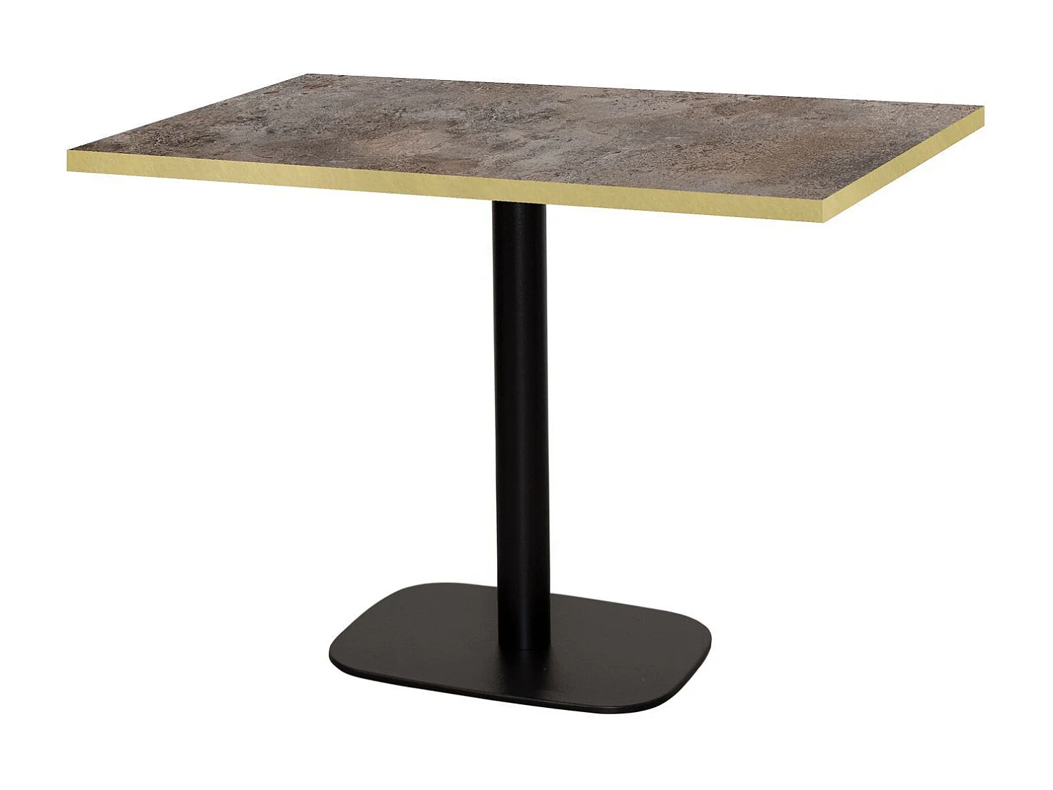 Table 120 x 70 cm - Round cladeira chants laiton