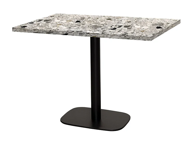Table 120 x 70 cm - Round terrazzo cepp