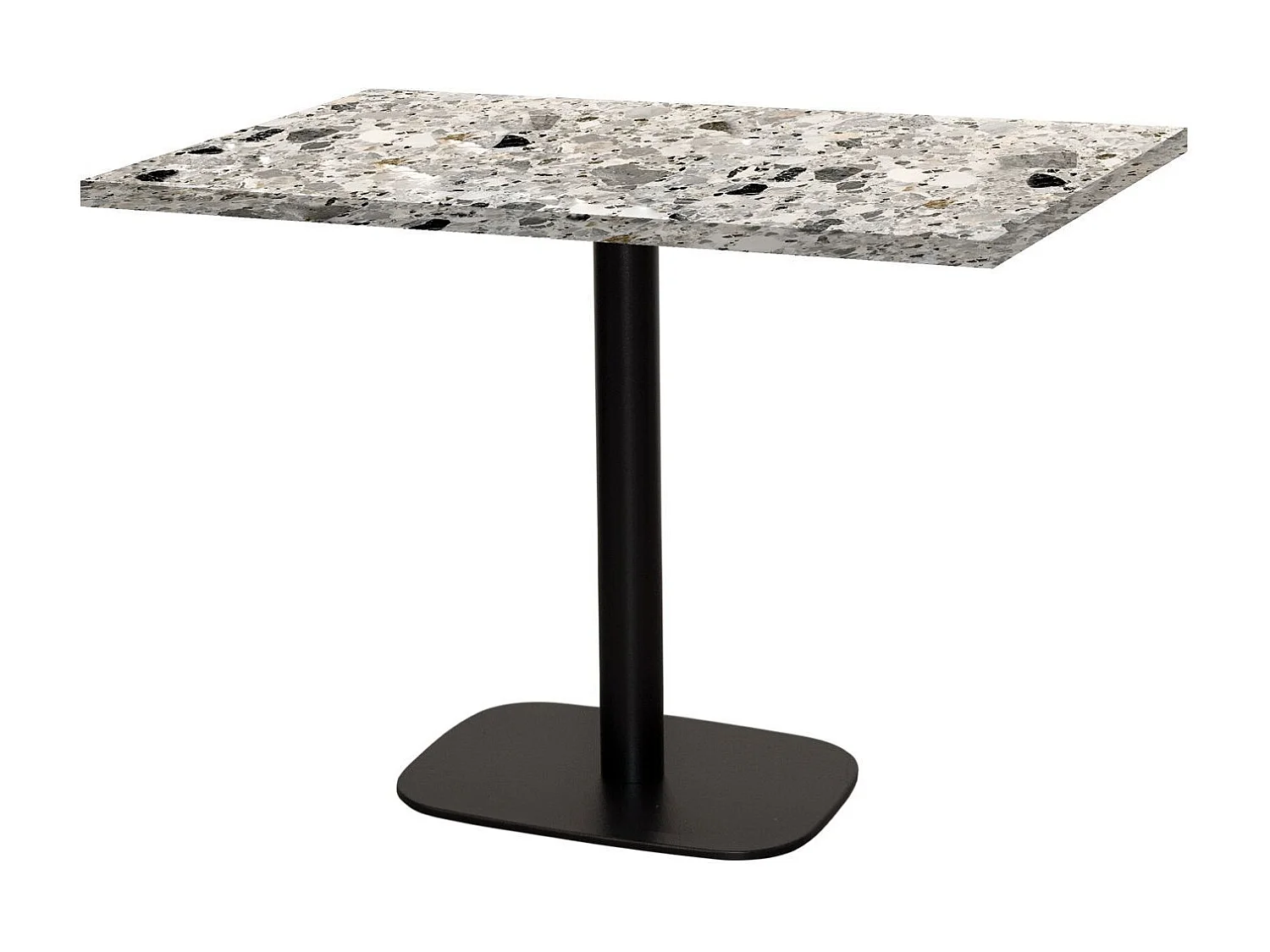 Table 120 x 70 cm - Round terrazzo cepp