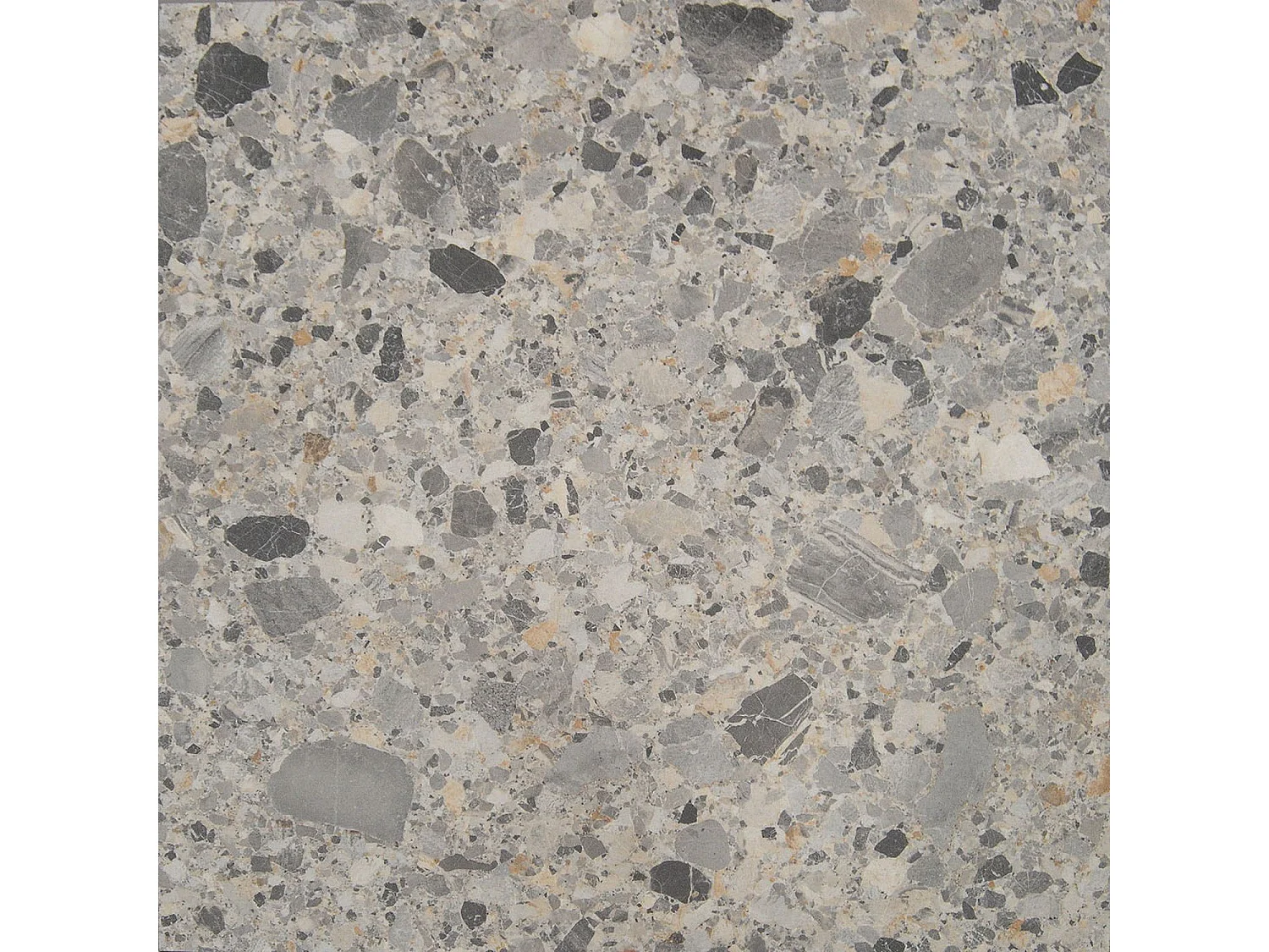 Table 120 x 70 cm - Round terrazzo cepp chants laiton