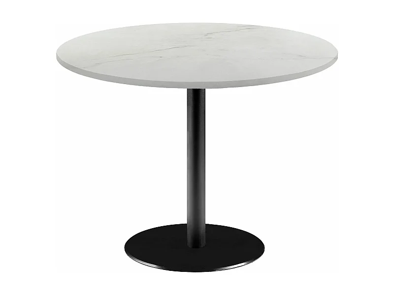 Table ronde Ø 120 cm - modèle Rome marbre paro