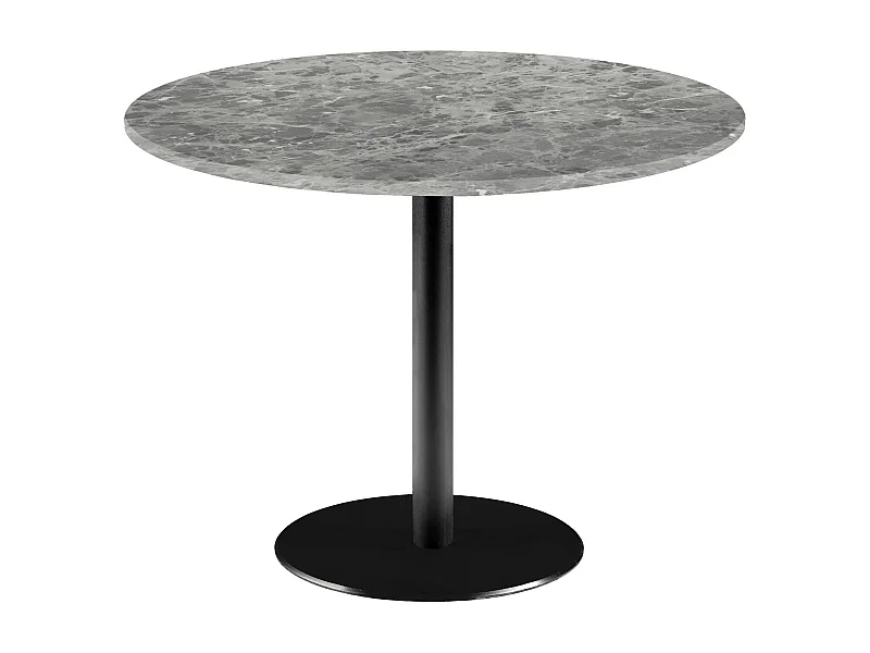 Table ronde Ø 120 cm - modèle Rome marbre nabu