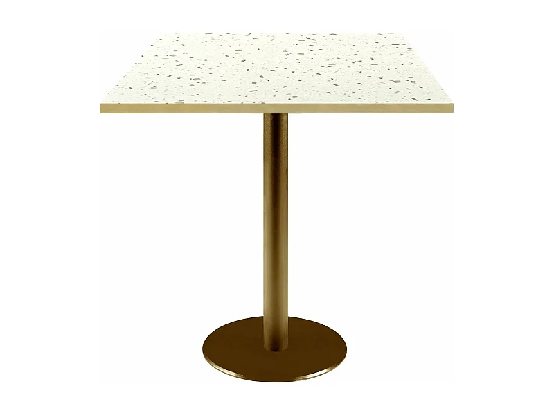Table 70 x 70 cm Rome bistrot terrazzo