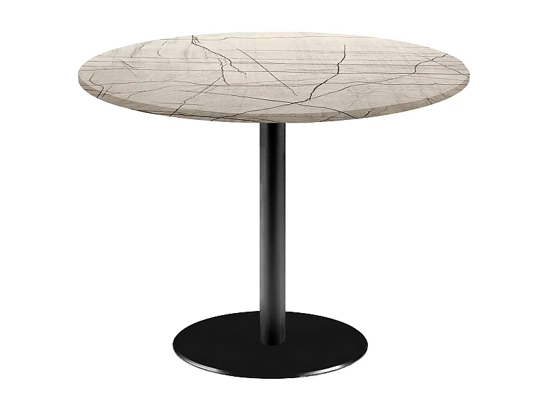 Table ronde Ø 120 cm - modèle Rome marbre maia