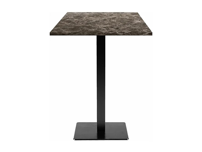 Mesa alta 60 x 60 cm - modelo mármol Milan Indra
