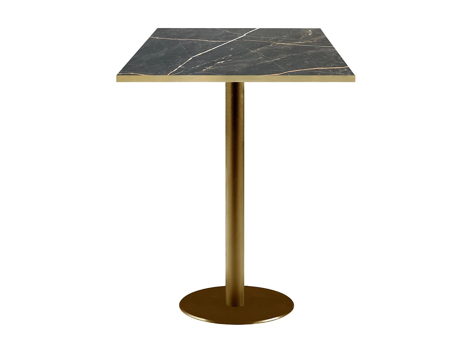 Mange-debout 60 x 60 cm Rome bistrot marbre feu